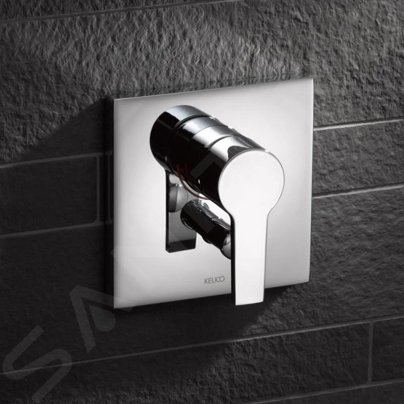 Keuco Edition 11 - Inbouw Badmengkraan, 2-weg, Chroom 51172010182 - Afbeelding 3