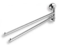 Novaservis Metalia 11 - Twee-lids Handdoekhouder, Chroom 0129,0