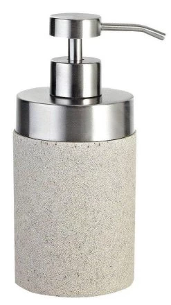 Sapho Ridder Stone - Zeepdispenser, Beige/chroom 22010511