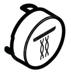 Hansgrohe Toebehoren - Select-knop Whirl, Wit 92575450