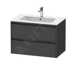 Duravit Ketho.2 - Wastafelkast 550x810x480 Mm, 2 Laden, Grafiet Mat K25263049490000