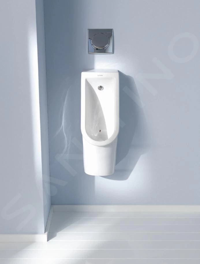 Duravit Starck 3 - Urinoir, Met Achterinlaat, Rimless, Met HygieneGlaze, Alpine Wit 0827252000 - Afbeelding 3