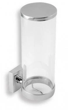 Novaservis Metalia 12 - Wattenschijfje Houder, Glas/chroom 0272,0