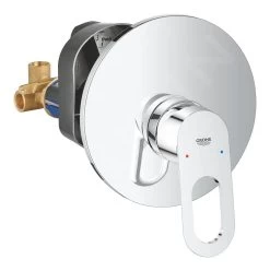 Grohe BauLoop - Afdekset Voor Douchekraan, Chroom 29080000