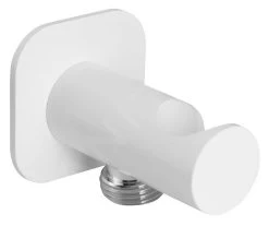 Sapho Douches - Muuraansluitbocht Met Houder, Mat Wit SG403BI