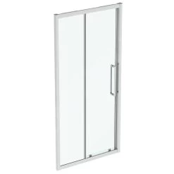 Ideal Standard I.Life - Douche Schuifdeur, Tweedelige, 1100 Mm, Silver Bright/helder Glas T4943EO