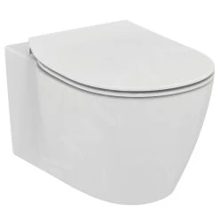 Ideal Standard Connect - Hangend Toilet Met Wc Bril, AquaBlade, Wit E048301