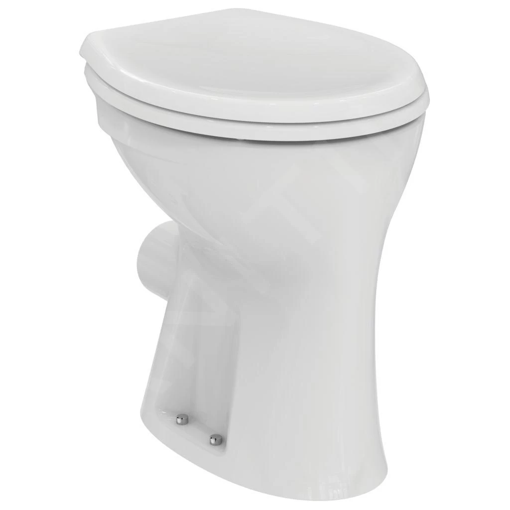 Ideal Standard Eurovit - Staande Wc, Barrièrevrij, Vlakspoel, Wit V311601 - Afbeelding 3