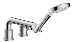 Hansgrohe Talis S - Badrandmengkraan, 3-gats Installatie, Chroom 72417000