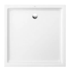 Villeroy & Boch O.novo Plus - Douchebak, 900x900 Mm, Anti-slip, Alpine Wit 6210D401