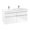 Villeroy & Boch Venticello - Wastafelkast, 1153x590x502 Mm, 4 Laden, Glosy White A92901DH