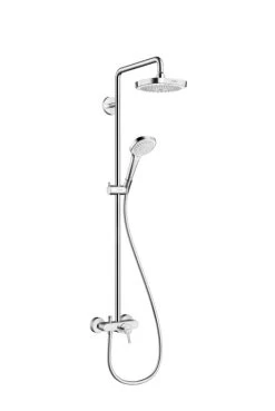 Hansgrohe Croma Select E - Showerpipe 180 Doucheset, 2jet, Wit/chroom 27258400