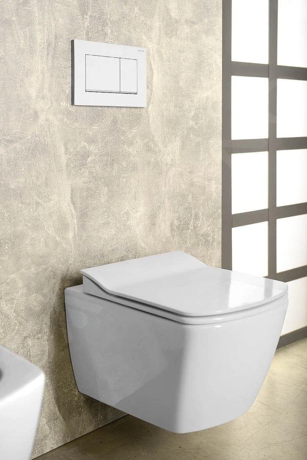 Sapho WC-zittingen - Glanc Slim WC-zitting, SoftClose, Wit GC5030 - Afbeelding 5