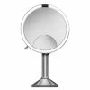 Simplehuman Make-up Spiegels - Cosmetica Spiegel Met LED Verlichting, Gebrosteld Rvs ST3024