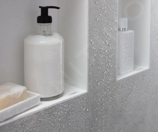 Hansgrohe XtraStoris Minimalistic - Inbouwnis, 300x300x100 Mm, Mat Wit 56073700 - Afbeelding 3