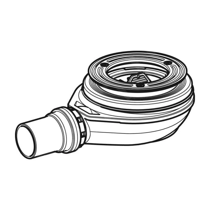Geberit Toebehoren - Afvoerset Voor Douchebakken, Waterslothoogte 30 Mm 150.581.00.1 - Afbeelding 3