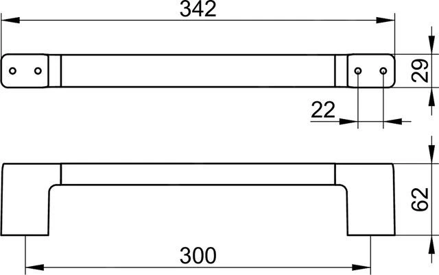 Keuco Collection Moll - Handgreep, Lengte 300 Mm, Chroom 12707010000 - Afbeelding 2
