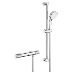 Grohe Grohtherm 1000 Performance - Douchekraan Met Thermostaat Opbouw, 2 Jets, Chroom 34785000