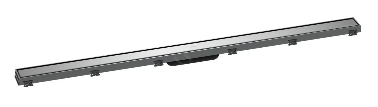 Hansgrohe RainDrain Match - Douchegoot Met Rvs Rooster 1200, In Hoogte Verstelbaar Frame, Chroom 56042000