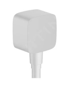 Hansgrohe Fixfit - Wandaansluitbocht Met Terugslagklep, Mat Wit 26457700