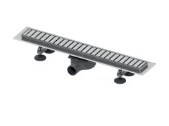 Tece Linus - Rechte Douchegoot RG WG 30.0645.0010, Met Roestvrijstalen Rooster, Lengte 800 Mm 15100080