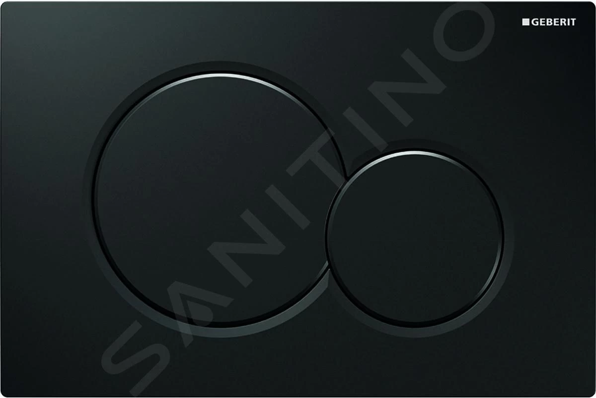 Geberit Sigma01 - Bedieningsplaat, Zwart 115.770.DW.5