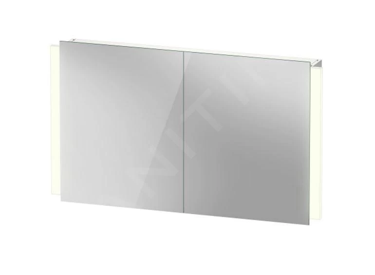 Duravit Ketho.2 - Spiegelkast Met LED Verlichting, 700x1200x157 Mm, 2 Deuren K27138000001000