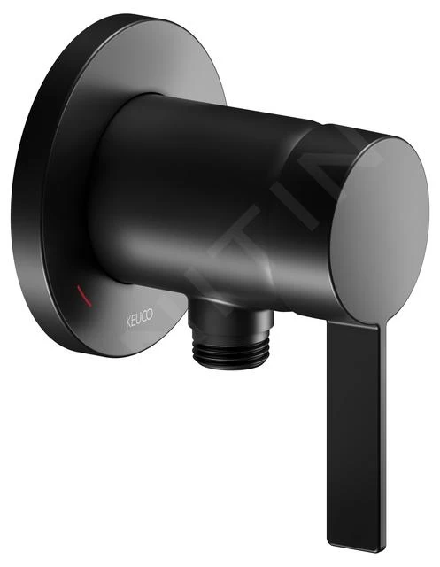 Keuco IXMO - 1-hendel Mengkraan Met Slangaansluiting Inbouw, Mat Zwart 59552379501