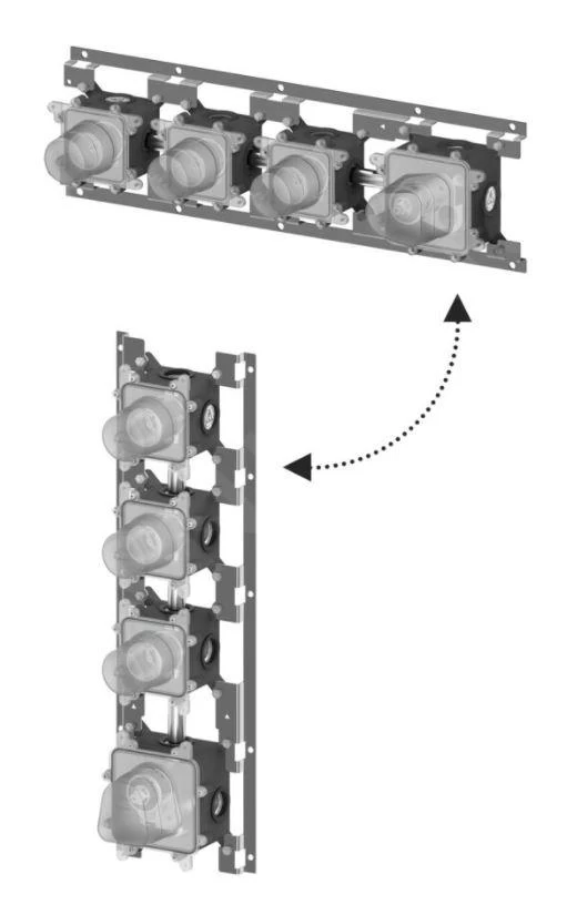 Paffoni Modular Box - Basisgarnituur Voor Inbouw Thermostaakranen MDBOX019