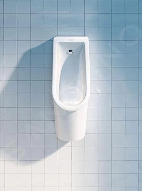 Duravit Starck 3 - Urinoir, Met Achterinlaat, Rimless, Met HygieneGlaze, Alpine Wit 0827252000 - Afbeelding 4