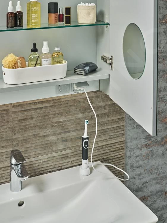 Ideal Standard Mirror&Light - Spiegelkast Met LED Verlichting En Inlegplank, 1000x700 Mm, Aluminium T3498AL - Afbeelding 3