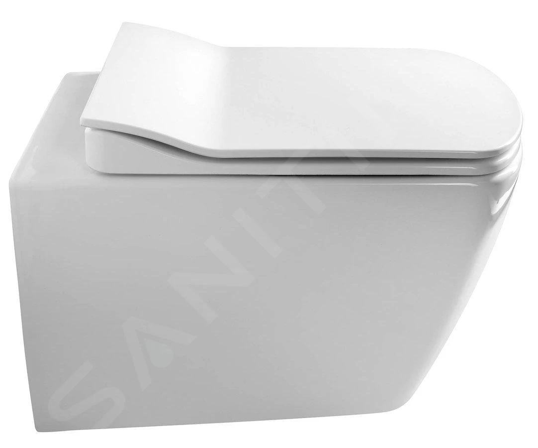 Sapho WC-zittingen - Glanc Slim WC-zitting, SoftClose, Wit GC5030 - Afbeelding 2