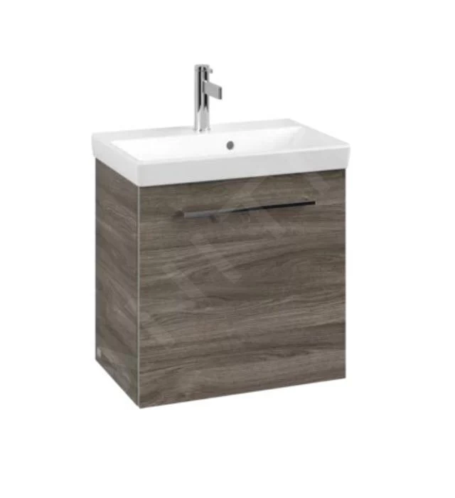 Villeroy & Boch Avento - Wastafelonderkast, 530x514x352 Mm, 1 Deur, Stone Oak A88800RK