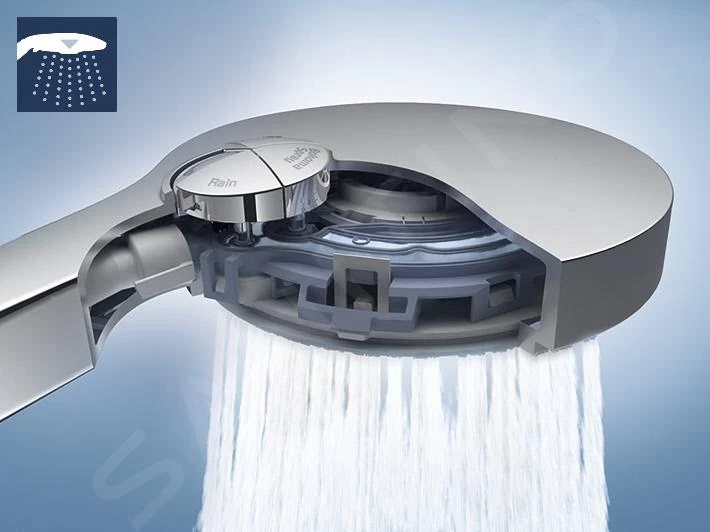Grohe Tempesta New - Doucheset 100, Handdouche,doucheslang+douchehouder, 2jet, Chroom 26164001 - Afbeelding 5