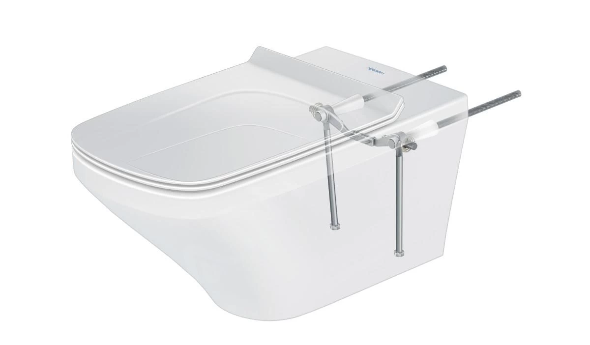Duravit ME By Starck - Wandcloset Voor SensoWash Bidetbril, Alpine Wit 2528590000 - Afbeelding 6