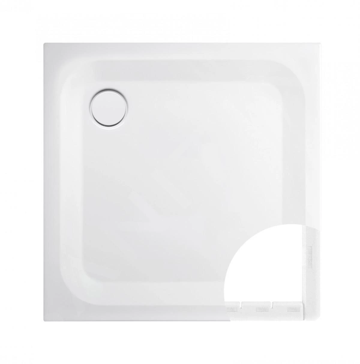 Bette Ultra - Douchebak 900x900 Mm, Met Ondersteuning, Anti-Slip Pro, Wit 5930-000AE,T1 - Afbeelding 3