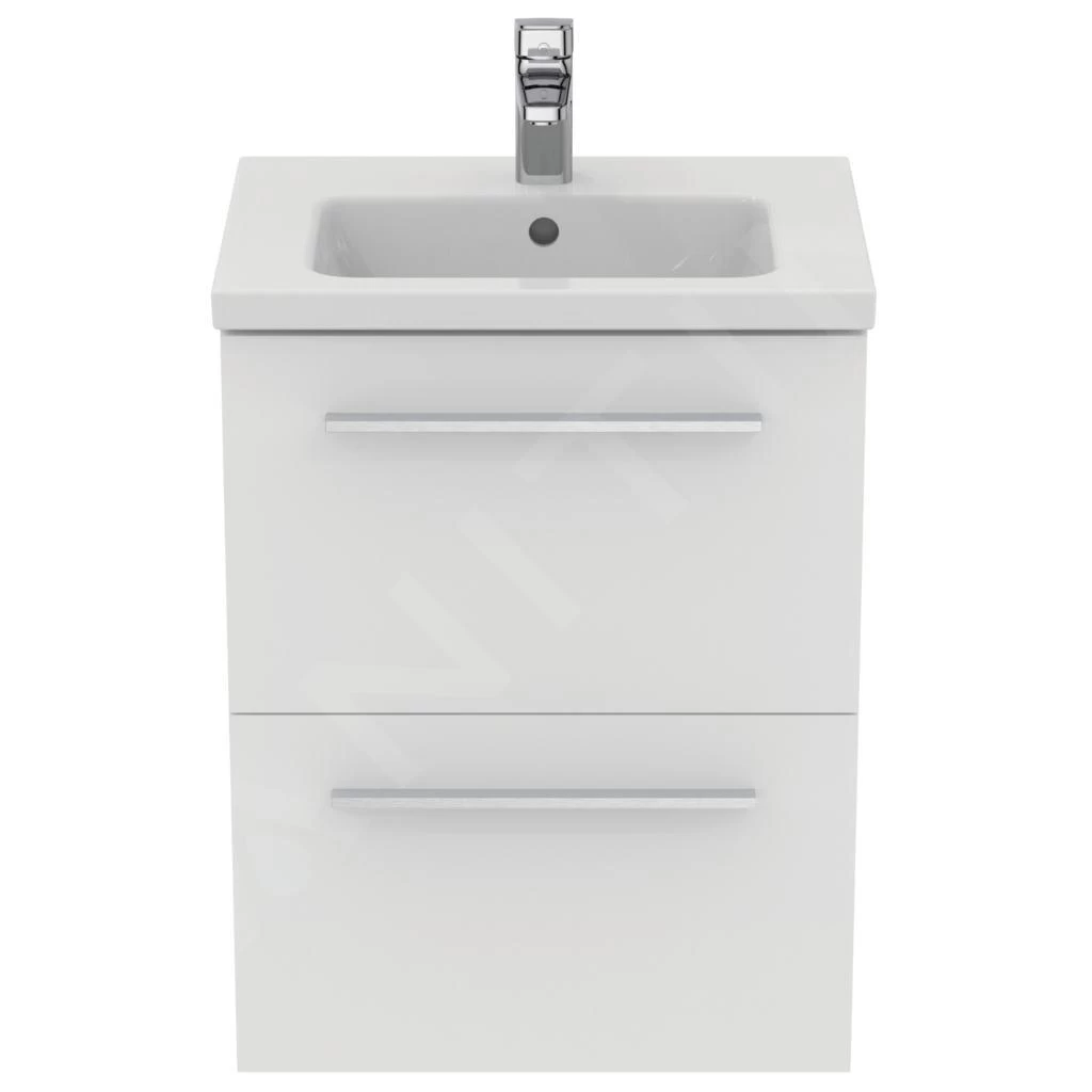 Ideal Standard I.Life S - Wastafelonderkast, 500x375x630 Mm, 2 Laden, Mat Wit T5291DU - Afbeelding 4