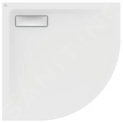 Ideal Standard Ultra Flat New - Douchebak, Halfrond 900x900 Mm, Mat Wit T4492V1