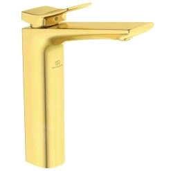 Ideal Standard Conca Tap - Wastafelkraan Met Waste, Brushed Gold BC757A2