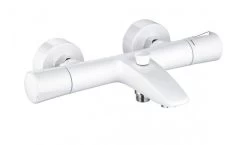Kludi Zenta - Thermostatische Badkraan, Wit/chroom 351019138