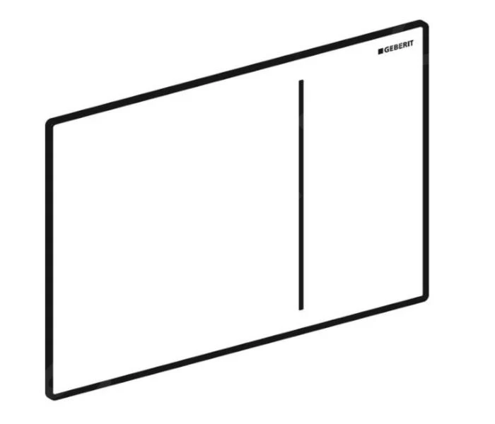 Geberit Sigma70 - Bedieningsplaat, Glas/zand Grijs 115.620.JL.1 - Afbeelding 3