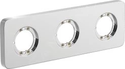 Ideal Standard Archimodule - Afdekrozet 3-gats SOFT 83 X 249 Mm, Chroom A1542AA