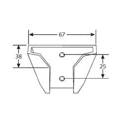 Kludi Tele - Wanddouchehouder, Transparant 83006821-00 - Afbeelding 2