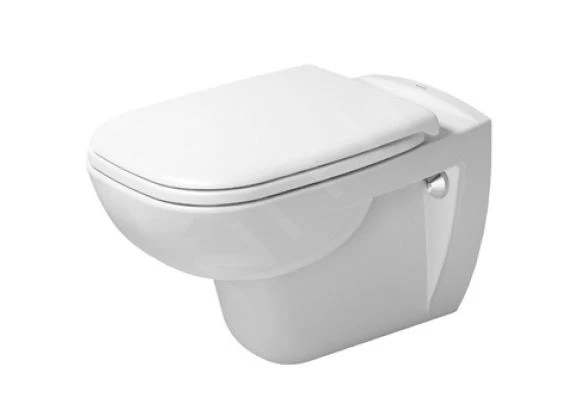 Geberit Kombifix - Toiletset Met Sigma01 Bedieningsplaat, Alpine Wit + Duravit D-Code Hangend Toilet En Wc Bril, Rimless, SoftClose 110.302.00.5 NH1 - Afbeelding 3