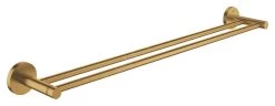 Grohe Essentials - Dubbele Handdoekhouder, Geborsteld Cool Sunrise 40802GN1