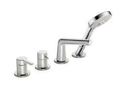 Hansa Designo - Badrandkraan, 4-gats, Chroom 53122063