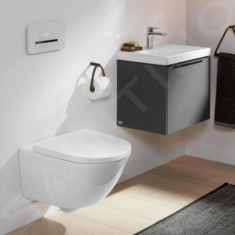 Villeroy & Boch Subway 3.0 - Hangend Toilet Met Wc-bril SoftClosing, TwistFlush, CeramicPlus, Alpine Wit 4670TSR1 - Afbeelding 5