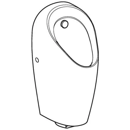 Geberit Urinoirs - Urinoir Selva Met Geïntegreerde Besturing, Generatorvoeding, Wit 116.084.00.1 - Afbeelding 3