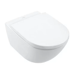 Villeroy & Boch Subway 3.0 - Hangend Toilet Met Wc-bril SoftClosing, TwistFlush, CeramicPlus, Alpine Wit 4670TSR1