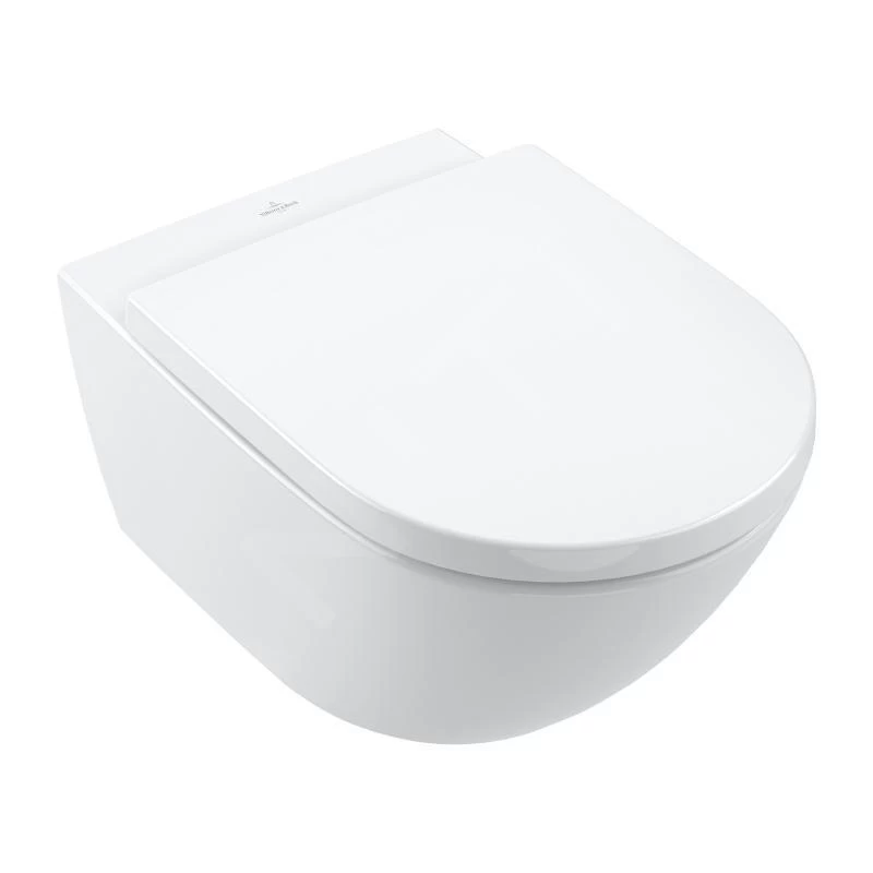 Villeroy & Boch Subway 3.0 - Hangend Toilet Met Wc-bril SoftClosing, TwistFlush, CeramicPlus, Alpine Wit 4670TSR1